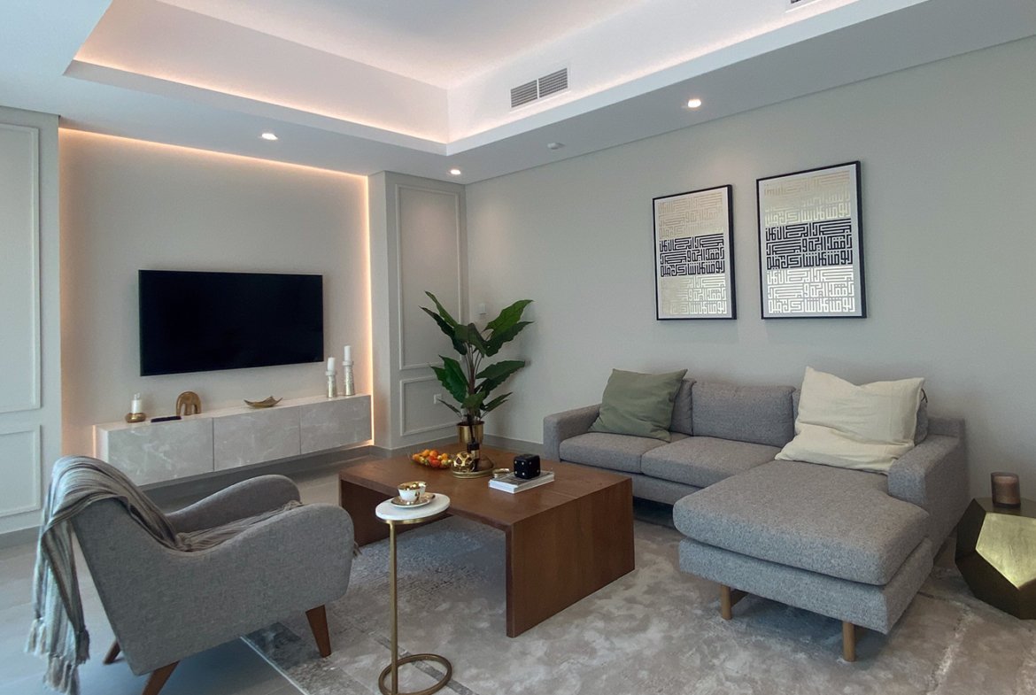 living - al rahmaniya - show villa