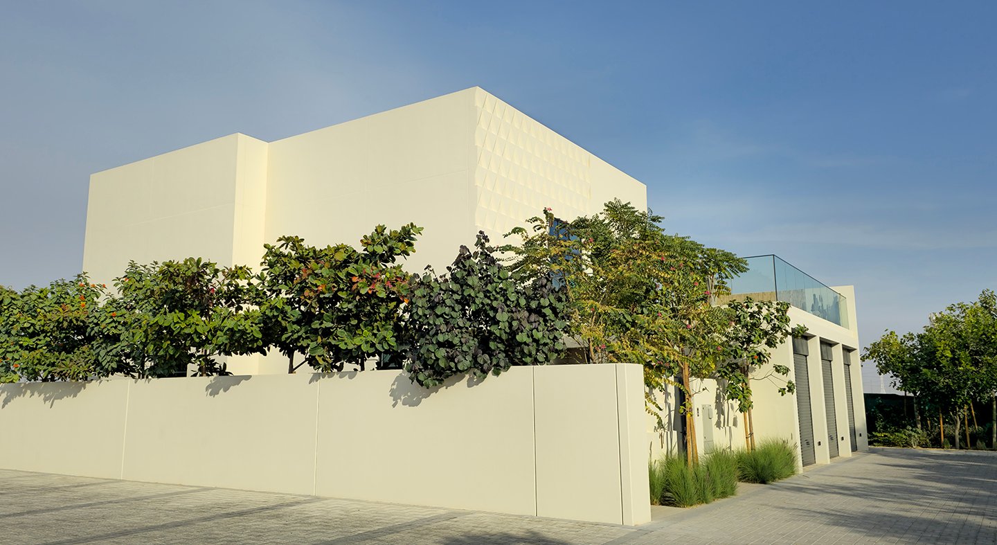 corner view building hayyan show villa