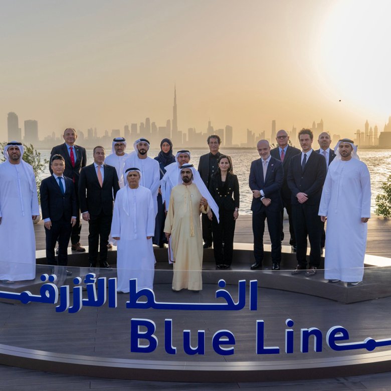 Sheikh Mohammed Launches Dubai Metro Blue Line with Iconic Emaar Station