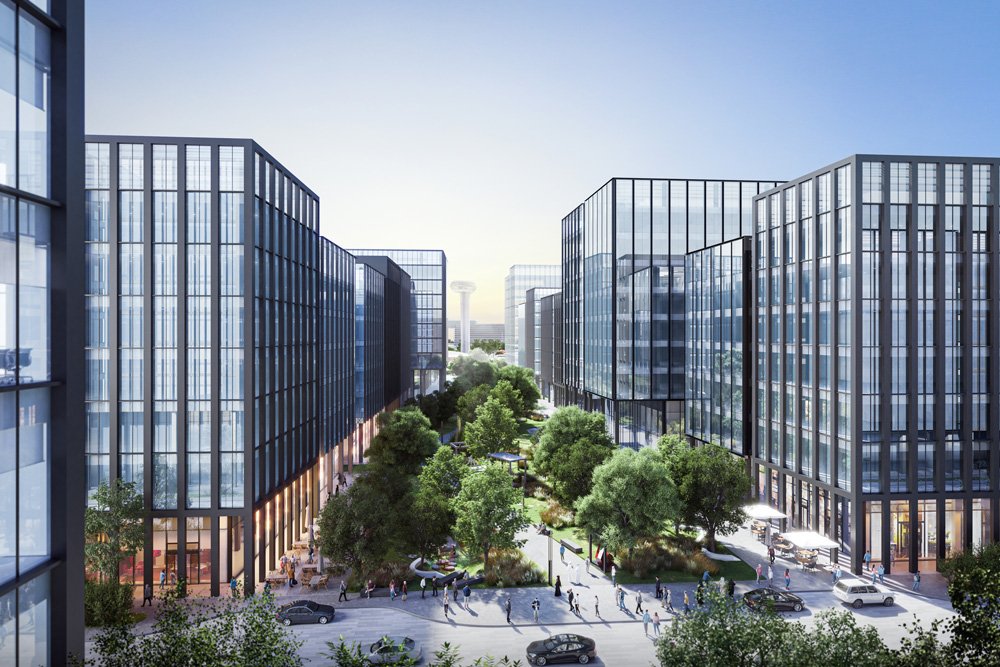 Landscape area Central Business District