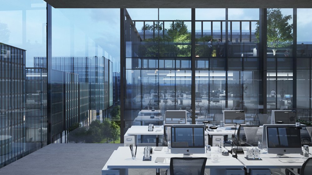 Office view Building Central Business District