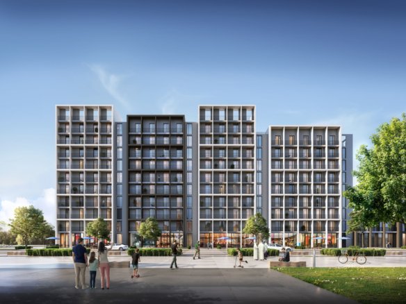 face building The Boulevard Apartments